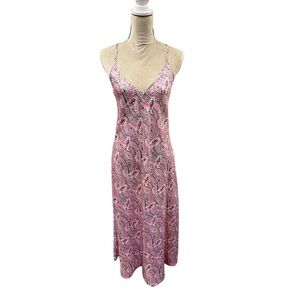 Dress Forum paisley silk spaghetti strap dress